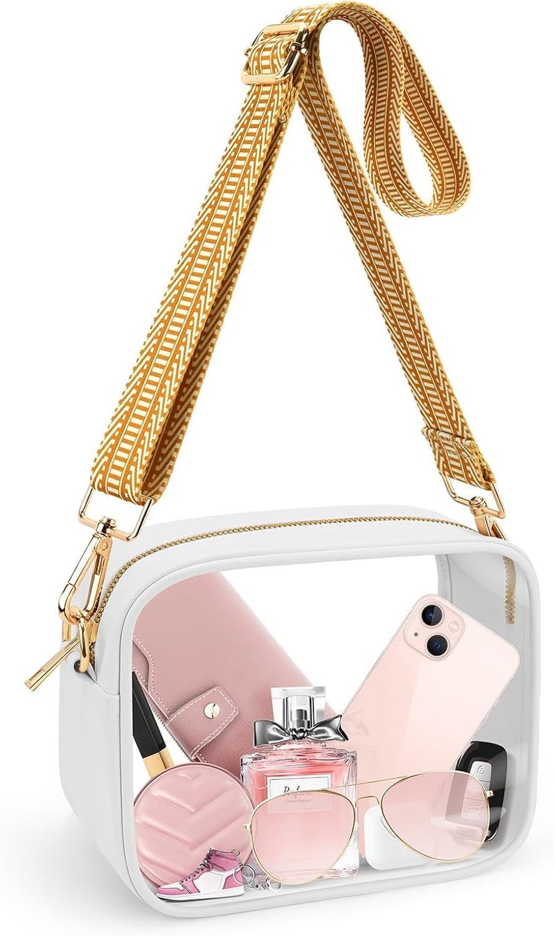 KETIEE Clear Crossbody Bag, Stadium Approved Clear Purse Bag for Concerts Sports Events Festivals - Image 1